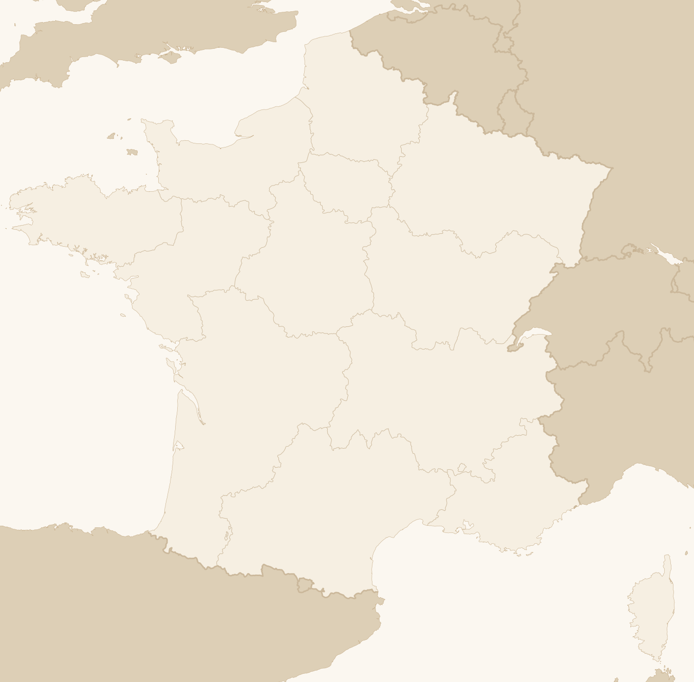 Carte de France des fournisseurs WoodEnergy