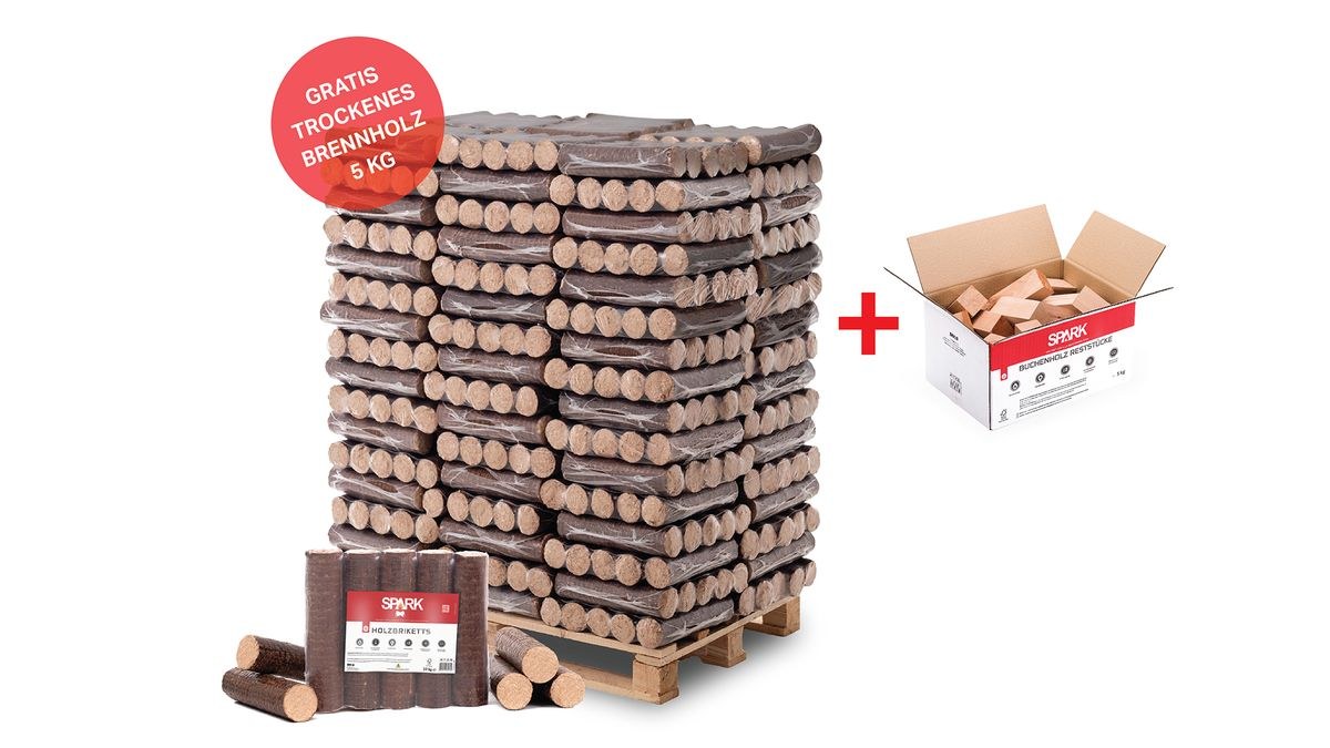 Pack de 10 bûches densifiées